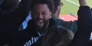 看着长大的安帅&amp;amp;马塞洛现场观战15岁恩佐首秀，看台兴奋庆祝